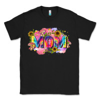 Black tie dye mom Classic Tee - Zillion Design Studio