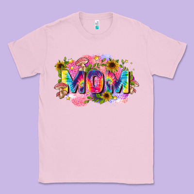 Tie Dye Mom Classic Tee Designed By Zillion Design Studio