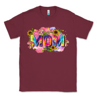 Burgundy tie dye mom Classic Tee - Zillion Design Studio