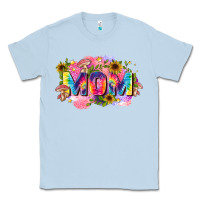 Dusty Blue tie dye mom Classic Tee - Zillion Design Studio