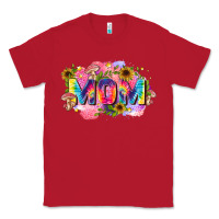 Red tie dye mom Classic Tee - Zillion Design Studio