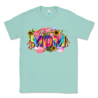 Seafoam tie dye mom Classic Tee - Zillion Design Studio