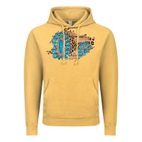 Vintage Mustard gemstone wood leopard patch Vintage Hoodie - AdoDesignShop