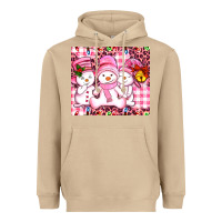 Mushroom pink snowgirls Heavyweight Hoodie - AdoDesignShop