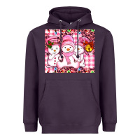 Plum pink snowgirls Heavyweight Hoodie - AdoDesignShop