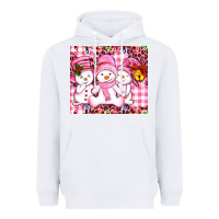White pink snowgirls Heavyweight Hoodie - AdoDesignShop
