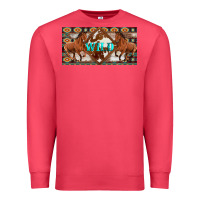 Cardinal aztec horses and wild with cowhide license plate template Premium Sweatshirt - Artiststas