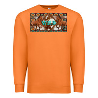Carrot aztec horses and wild with cowhide license plate template Premium Sweatshirt - Artiststas