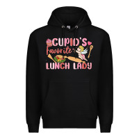 Black cupid's favorite lunch lady Premium Hoodie - MaliasSmallBusiness