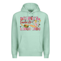 Seafoam cupid's favorite lunch lady Premium Hoodie - MaliasSmallBusiness