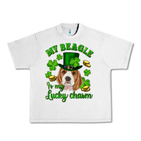 Lunar Rock st.patrick's day my beagle is my lucky charm Urban Heavy Tee - RanaPortraitStore