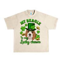 Sandshell st.patrick's day my beagle is my lucky charm Urban Heavy Tee - RanaPortraitStore