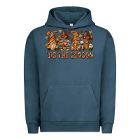 Pigment Midnight Navy 'tis the season gnomies bbs Urban Hoodie - BundleAndBundleShop