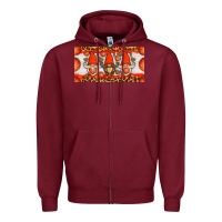 Burgundy basketball gnome license plate Zipper Hoodie - HRA Design Shop