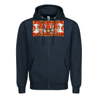 Navy basketball gnome license plate Zipper Hoodie - HRA Design Shop