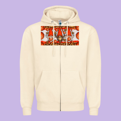 Basketball Gnome License Plate Zipper Hoodie Designed By Hra Design Shop