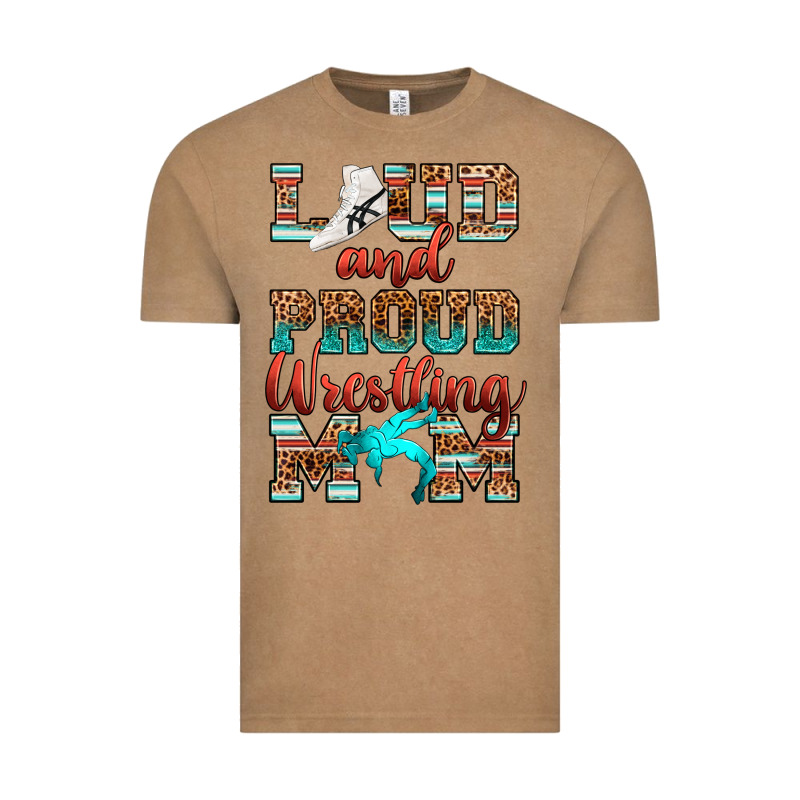 Loud And Proud Wrestling Mom Vintage Tee by RanaPortraitStore | Teevron