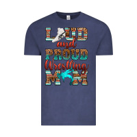 Vintage Denim loud and proud wrestling mom Vintage Tee - RanaPortraitStore