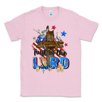 Bubblegum Pink trust in the lord Classic Tee - Zillion Design Studio