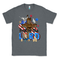 Charcoal Heather trust in the lord Classic Tee - Zillion Design Studio
