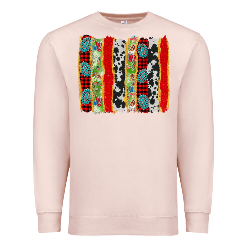 Christmas Brushstroke Premium Sweatshirt by AdoDesignShop | Teevron