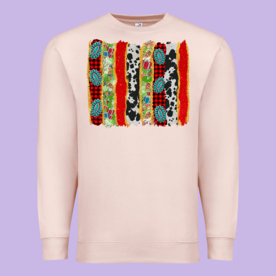 Christmas Brushstroke Premium Sweatshirt Designed By Adodesignshop