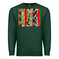 Sports Green christmas brushstroke Premium Sweatshirt - AdoDesignShop