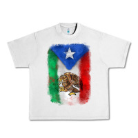 Lunar Rock mexico and puerto rico flag Urban Heavy Tee - Zillion Design Studio