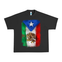 Pigment Black mexico and puerto rico flag Urban Heavy Tee - Zillion Design Studio