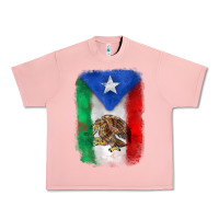 Salmon mexico and puerto rico flag Urban Heavy Tee - Zillion Design Studio