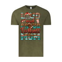 Vintage Olive loud and proud football mom Vintage Tee - RanaPortraitStore
