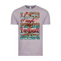 Vintage Zinc loud and proud football mom Vintage Tee - RanaPortraitStore