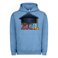 Pigment Pebble Blue 2023 graduation hat bbs Urban Hoodie - BundleAndBundleShop