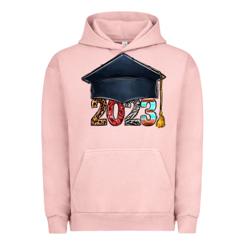 2023 Graduation Hat Bbs Urban Hoodie by BundleAndBundleShop | Teevron