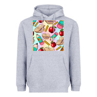 Heather Grey school seamless pattern Heavyweight Hoodie - BundleAndBundleShop