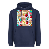 Navy school seamless pattern Heavyweight Hoodie - BundleAndBundleShop
