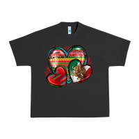 Pigment Black mexican hearts Urban Heavy Tee - Zillion Design Studio