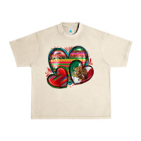 Sandshell mexican hearts Urban Heavy Tee - Zillion Design Studio