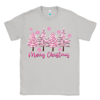 Moon Dust Merry Christmas Trees Classic Tee - FaDigitalArtStudio