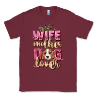 Burgundy wife mother dog lover Classic Tee - Zillion Design Studio