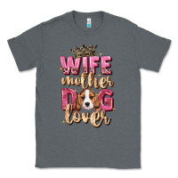 Charcoal Heather wife mother dog lover Classic Tee - Zillion Design Studio
