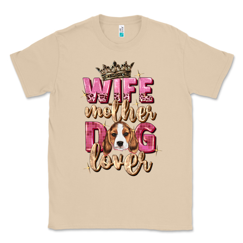 Wife Mother Dog Lover Classic Tee by Zillion Design Studio | Teevron