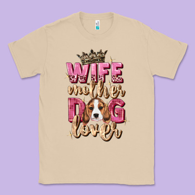 Wife Mother Dog Lover Classic Tee Designed By Zillion Design Studio