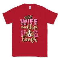 Red wife mother dog lover Classic Tee - Zillion Design Studio