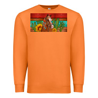 Carrot aztec horse cactus and sunflowers license plate template Premium Sweatshirt - Artiststas