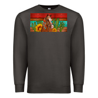 Smoke aztec horse cactus and sunflowers license plate template Premium Sweatshirt - Artiststas