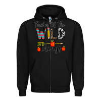 Black teacher of the wild things Zipper Hoodie - CowhideDigitalArt