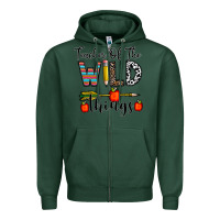 Sports Green teacher of the wild things Zipper Hoodie - CowhideDigitalArt