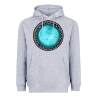 Heather Grey gemstone Heavyweight Hoodie - JahusDesignShop