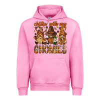 Fuchsia Pink chilling with my gnomies bbs Urban Hoodie - BundleAndBundleShop